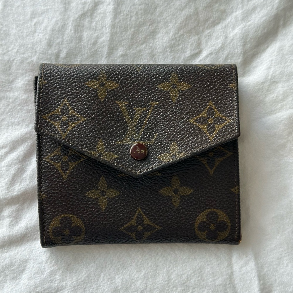 Louis Vuitton Brown and Gold Monogram Wallet